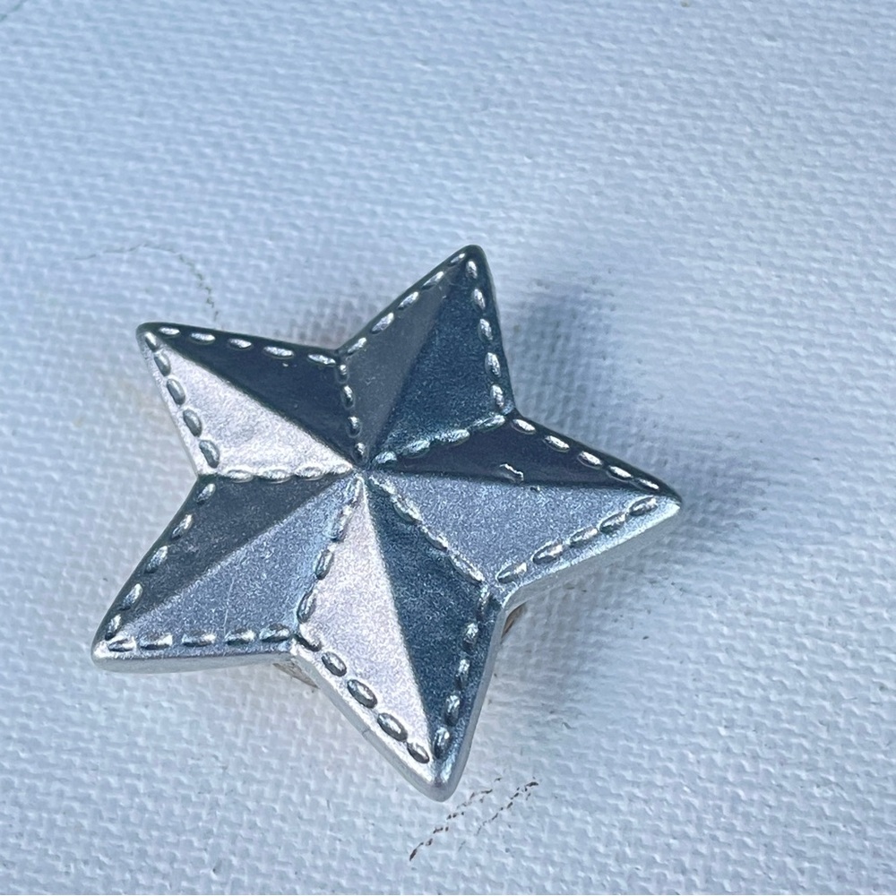 Vintage Button Covers Set of 3 Ceramic Celestial Moon Stars Metallic Craft Artsy - Picture 4 of 7